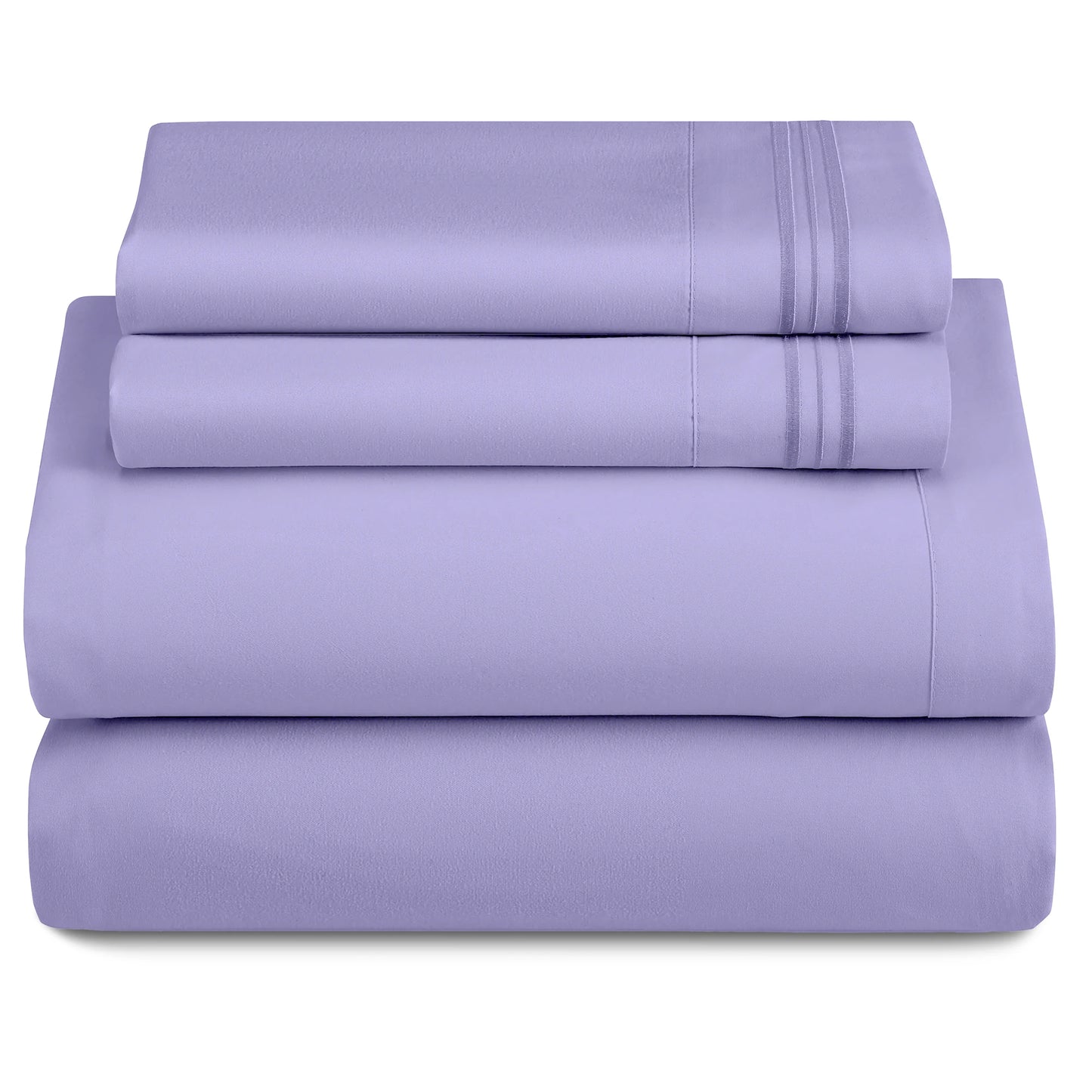 LUX Décor 3-Piece Ultra-Soft Microfiber Sheet Set for Everyday Comfort