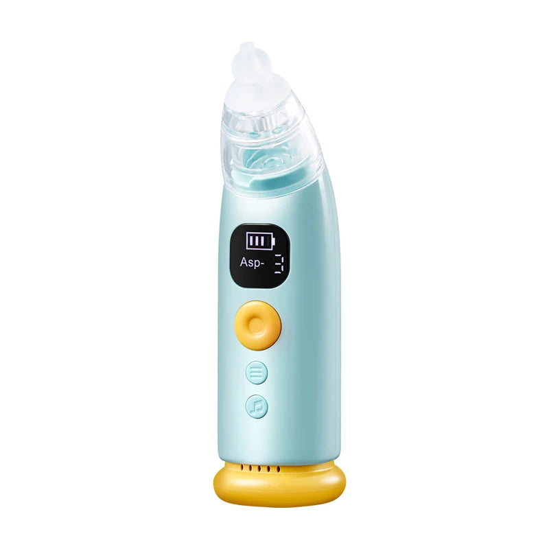 Hansqui Electric Baby Nose Vacuum Nasal Aspirator With 3 Nozzles