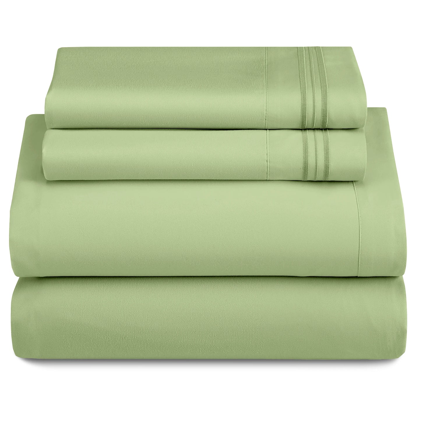 LUX Décor 3-Piece Ultra-Soft Microfiber Sheet Set for Everyday Comfort