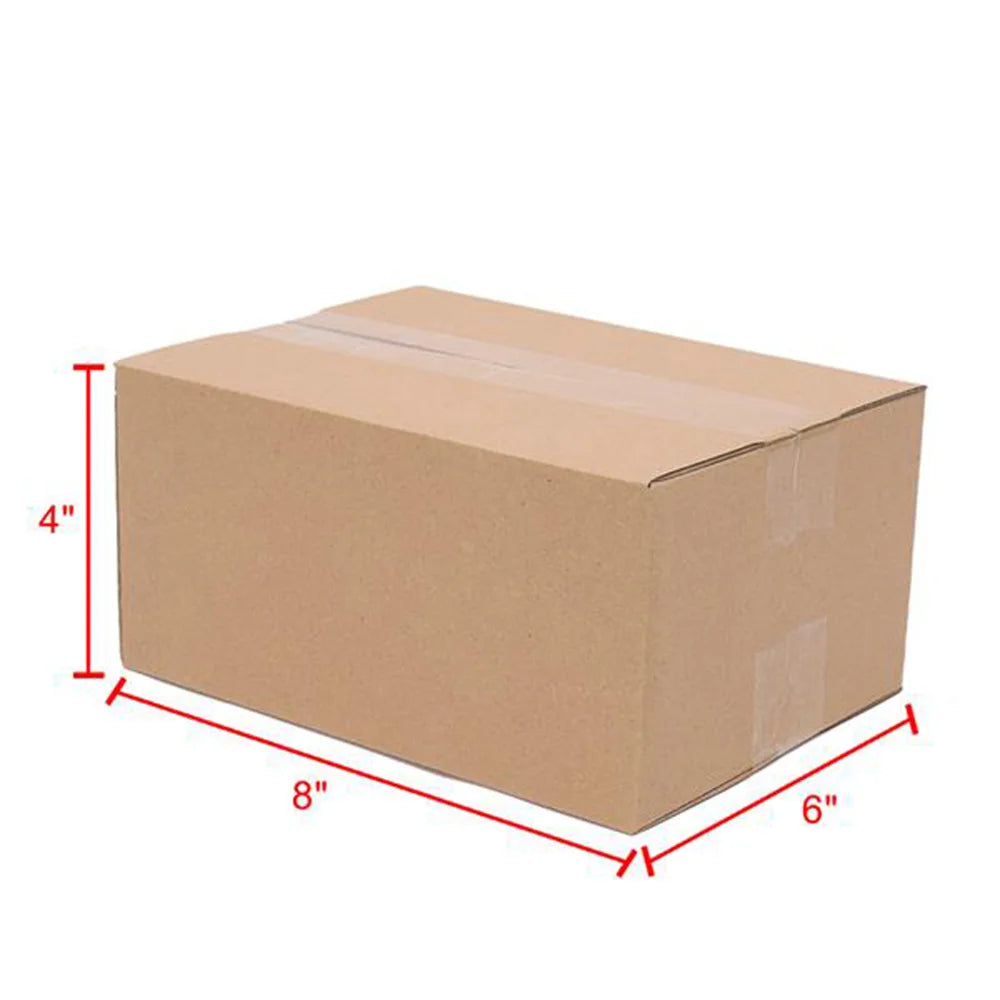 100 Pcs Corrugated Paper Boxes For Mailing Packing And Storage