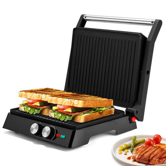 Suslas 1800W Electric Panini Grill And Sandwich Maker