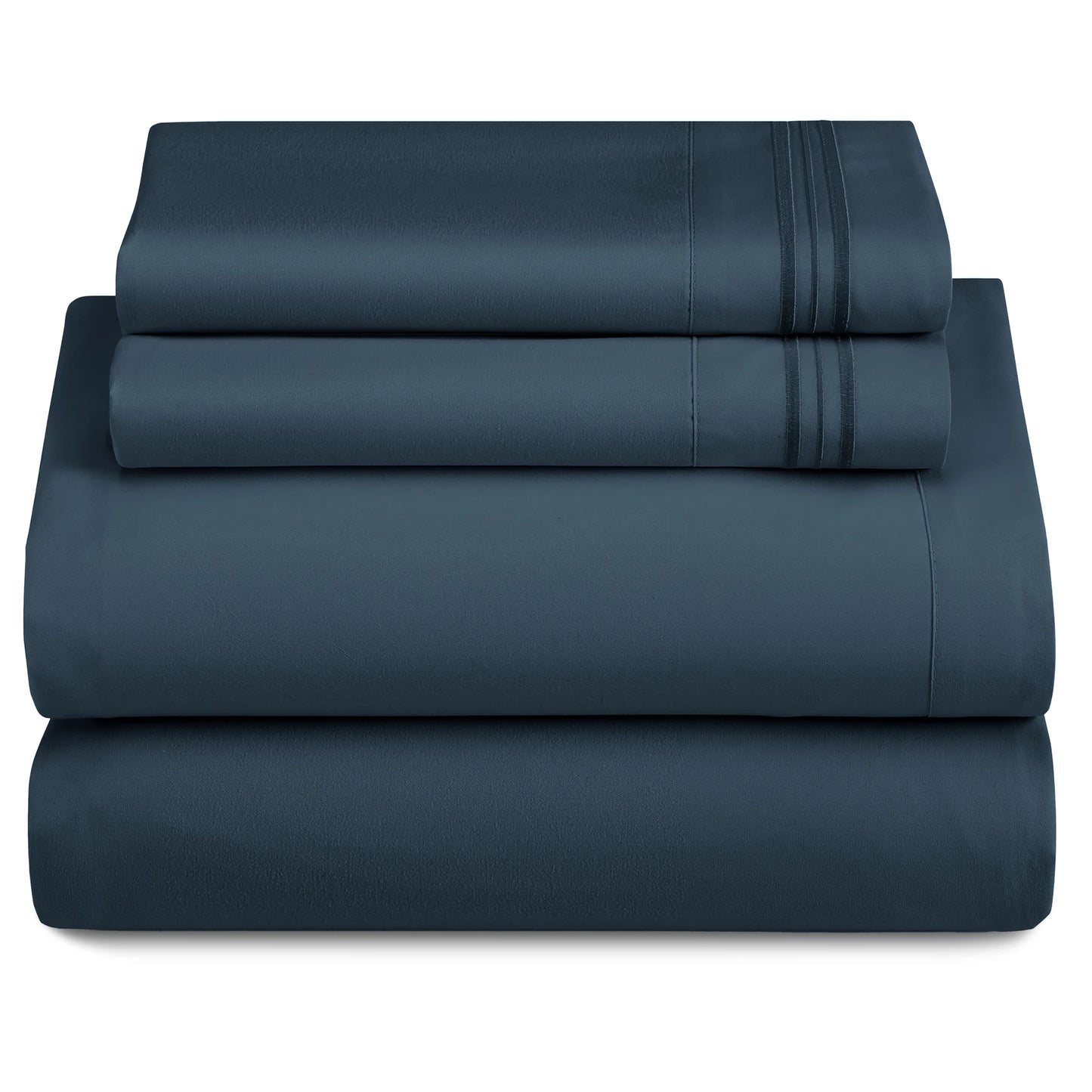 LUX Décor 3-Piece Ultra-Soft Microfiber Sheet Set for Everyday Comfort