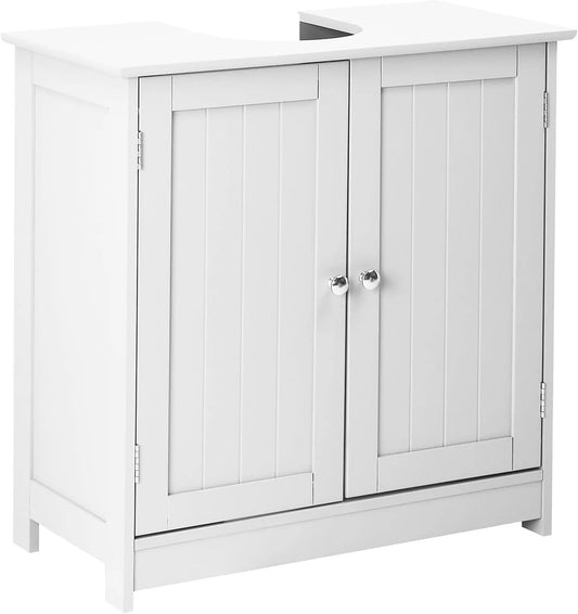 Pedestal Sink Cabinet Under-Sink Storage Vanity with Adjustable Shelf by S And B Enterprise