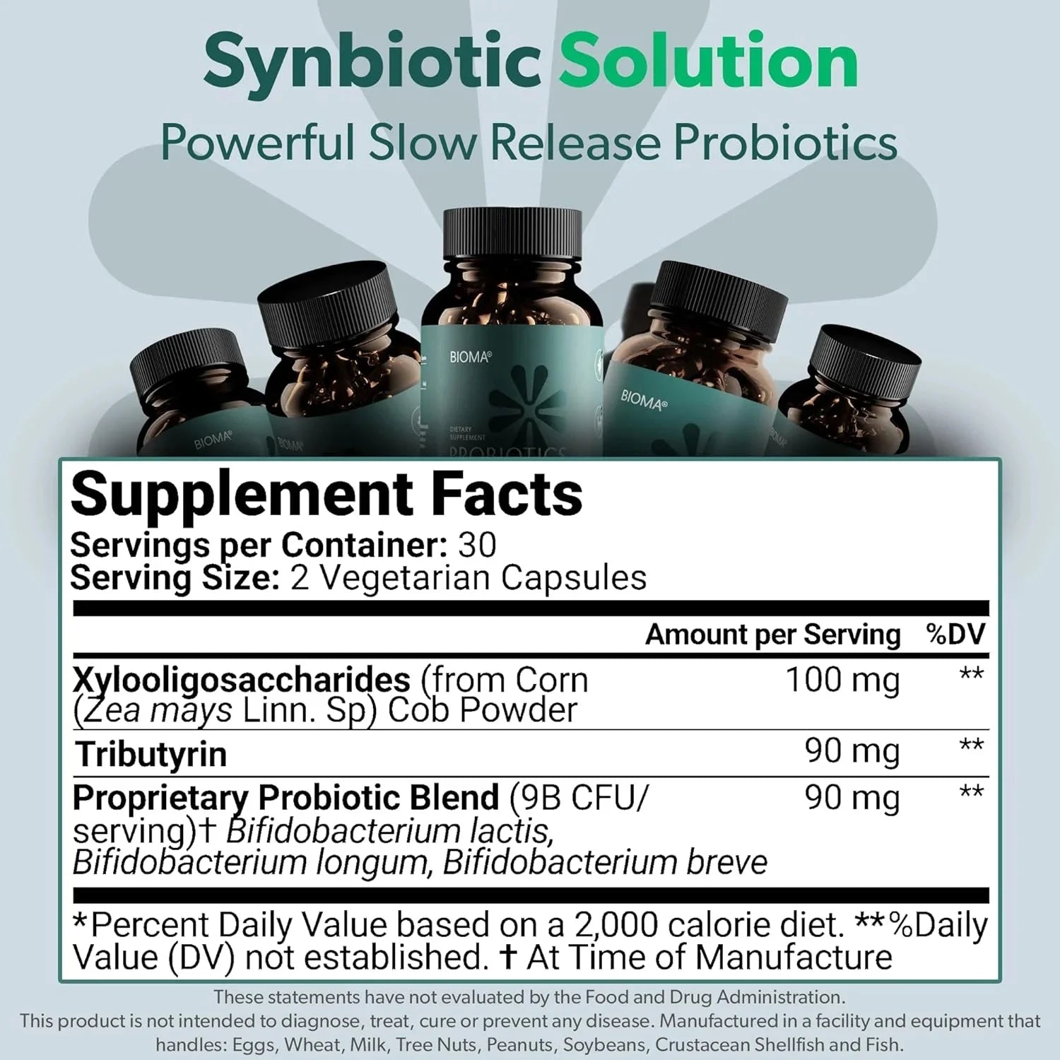 Soomiig Probiotic Prebiotic Postbiotic Digestive Balance Supplement Vegan by S And B Enterprise