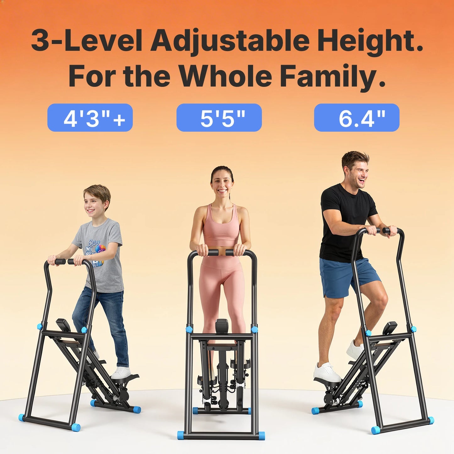 MERACH Stair Stepper Foldable Full Body Workout Silent Multi-functional Adjustable Fitness Climbing Machine for Home Use Exercise Running Sweating by S And B Enterprise