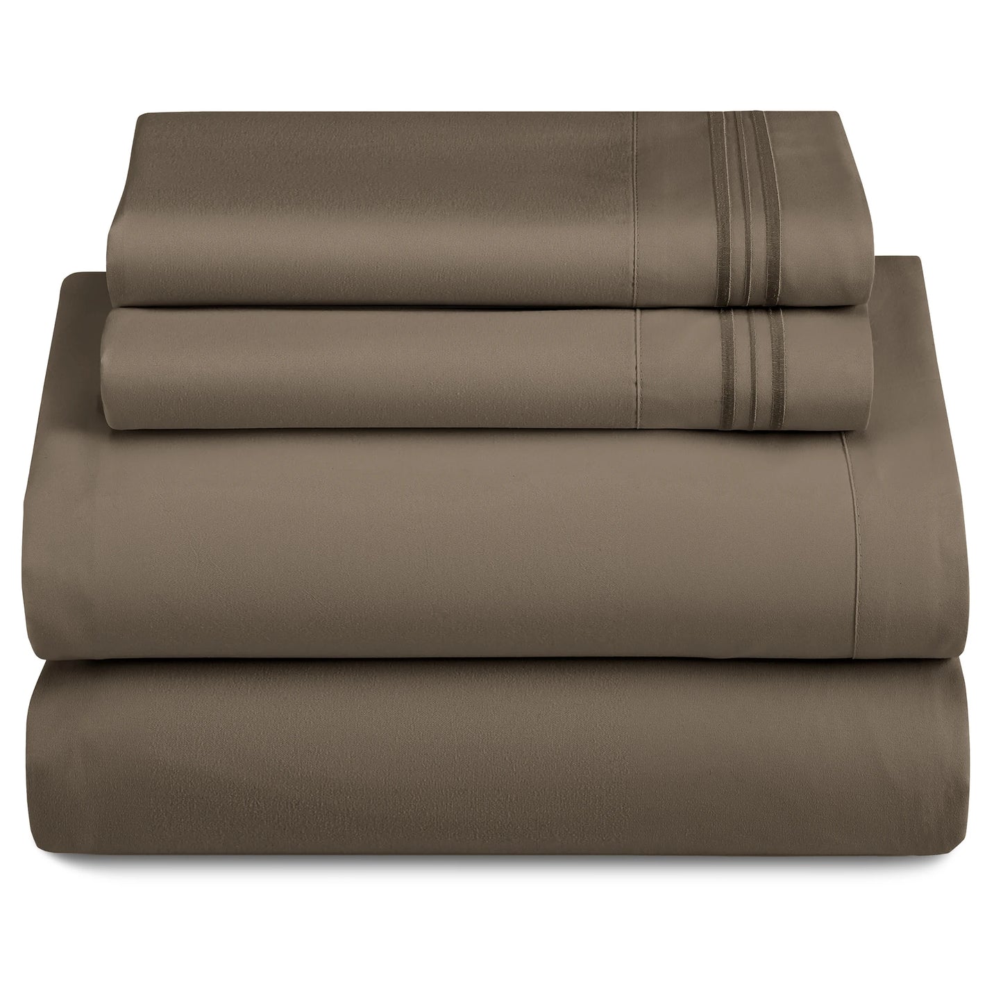 LUX Décor 3-Piece Ultra-Soft Microfiber Sheet Set for Everyday Comfort