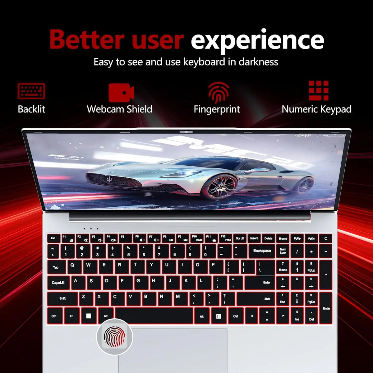 New Ultra Slim Laptop 15.6' 16GB RAM 2TB SSD Intel I9 10980HK/9900 Gaming PC 1920*1080 IPS Windows 11 Office Study Computer PC