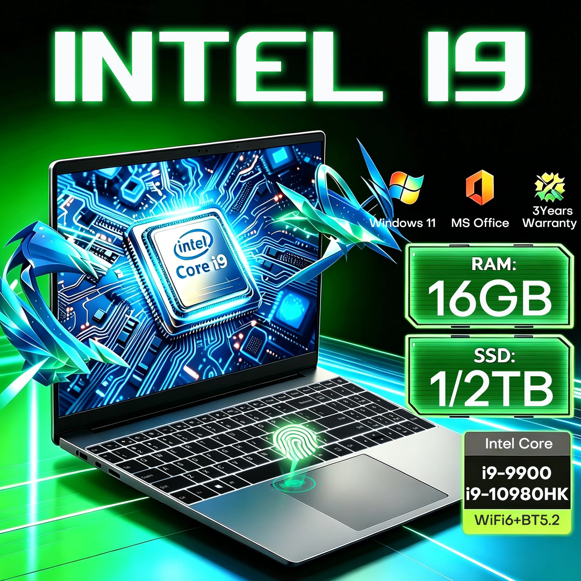 Core I9 Gaming Laptop 10980HK 16GB RAM 1TB SSD Notebook by S And B Enterprise