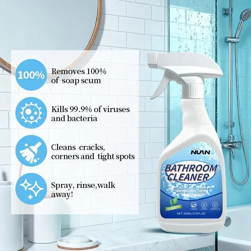 Bathroom Descaler Foam Cleaner for Stubborn Stains