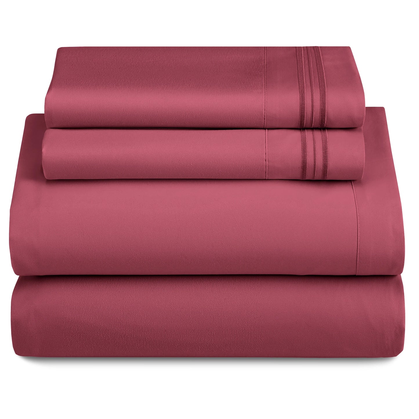 LUX Décor 3-Piece Ultra-Soft Microfiber Sheet Set for Everyday Comfort