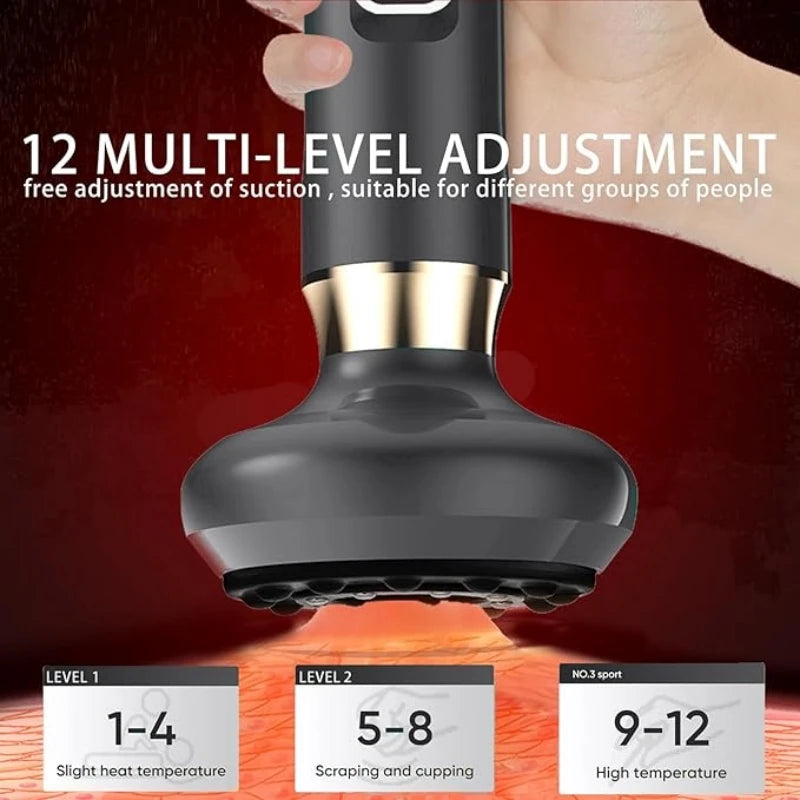 Back Vacuum Cupping Massager With USB Power And 12 Levels by S And B Enterprise