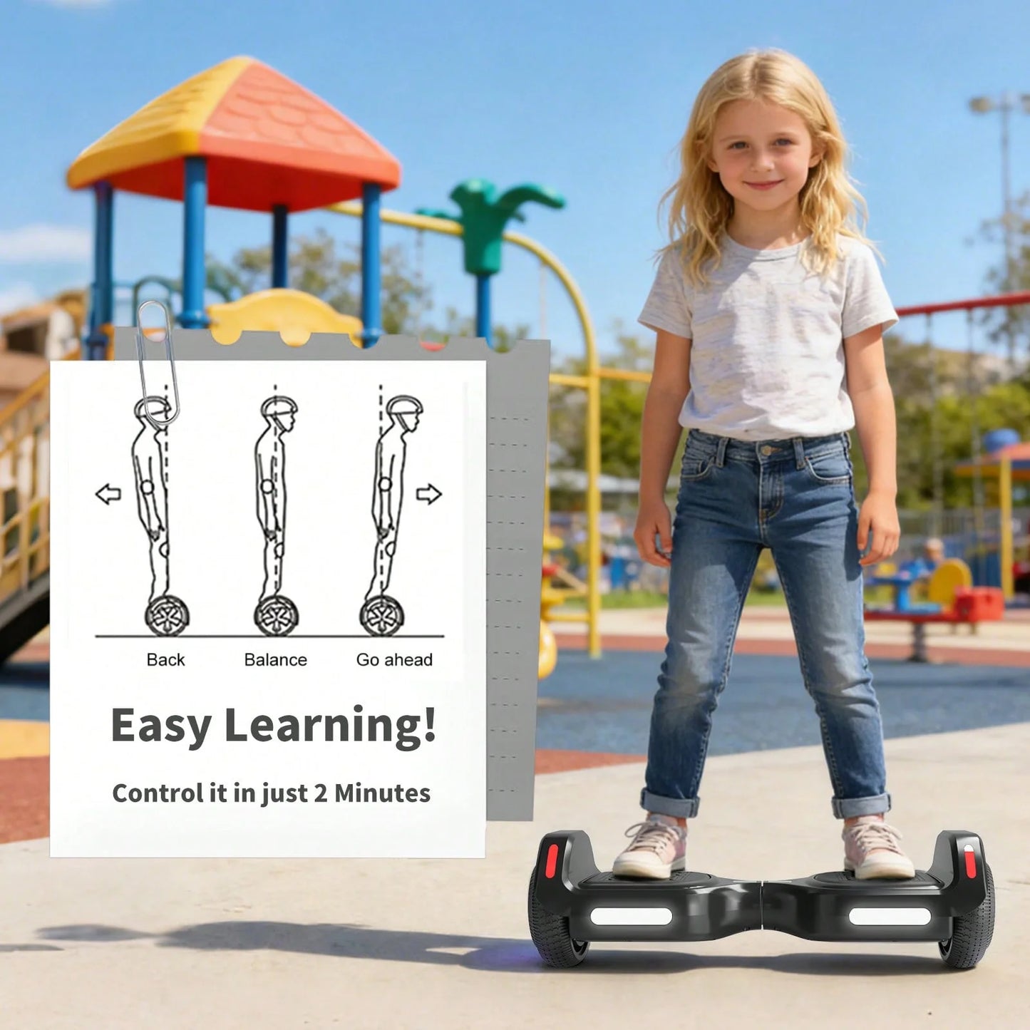 K2 Balance Bike Electric Scooter With LED Lights by S And B Enterprise
