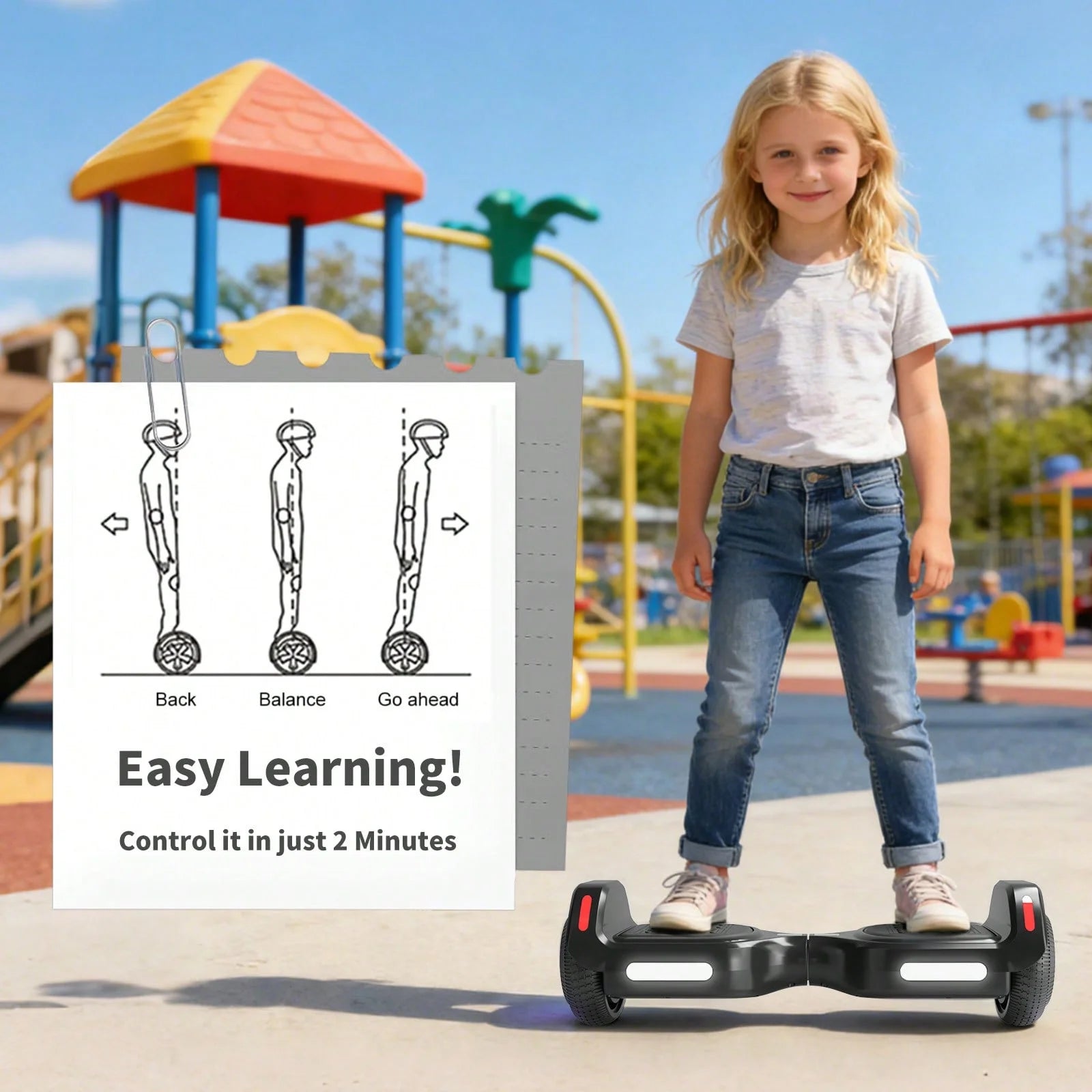 K2 Balance Bike Electric Scooter With LED Lights by S And B Enterprise