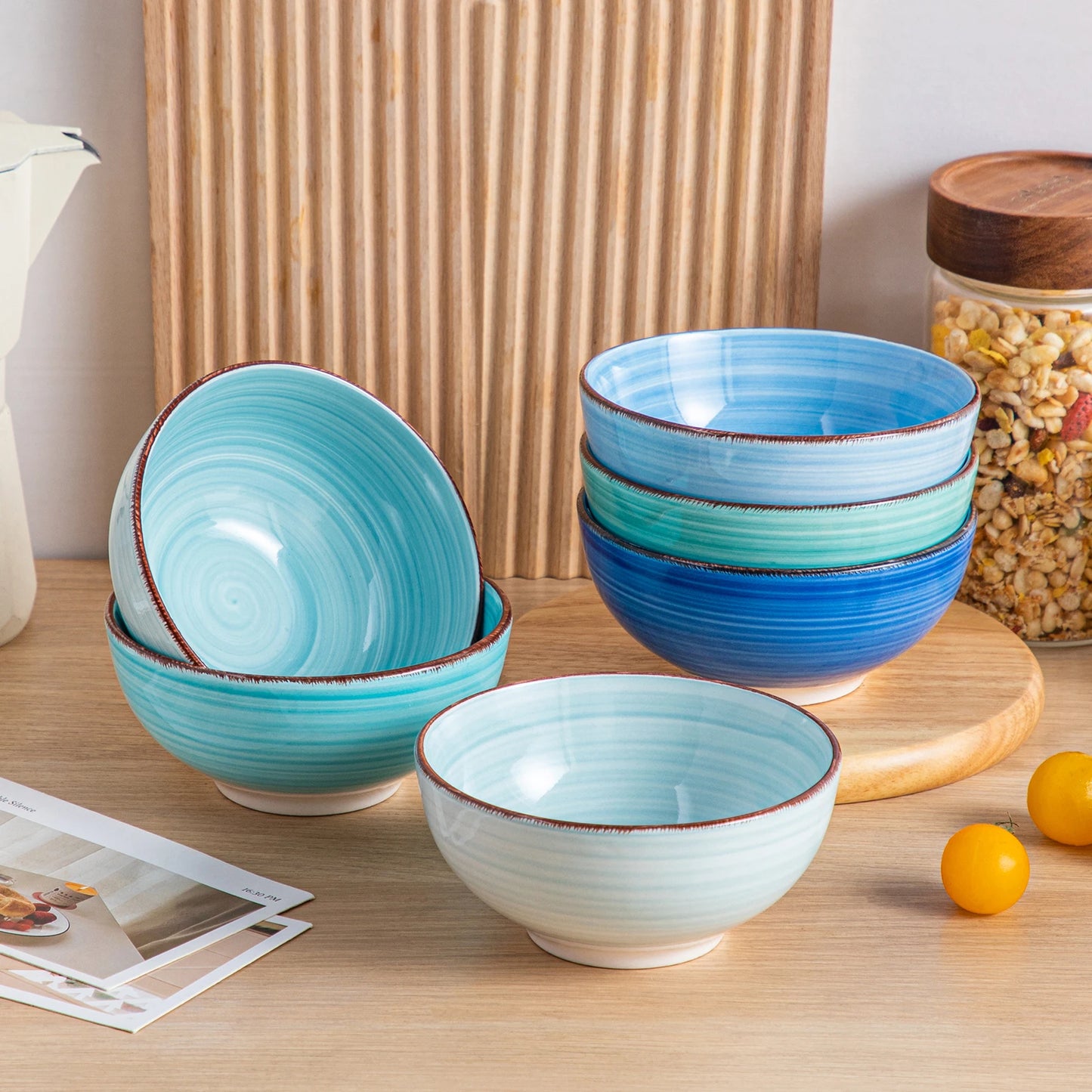 Malacasa Bonita Porcelain Dinnerware Serving Bowl Set