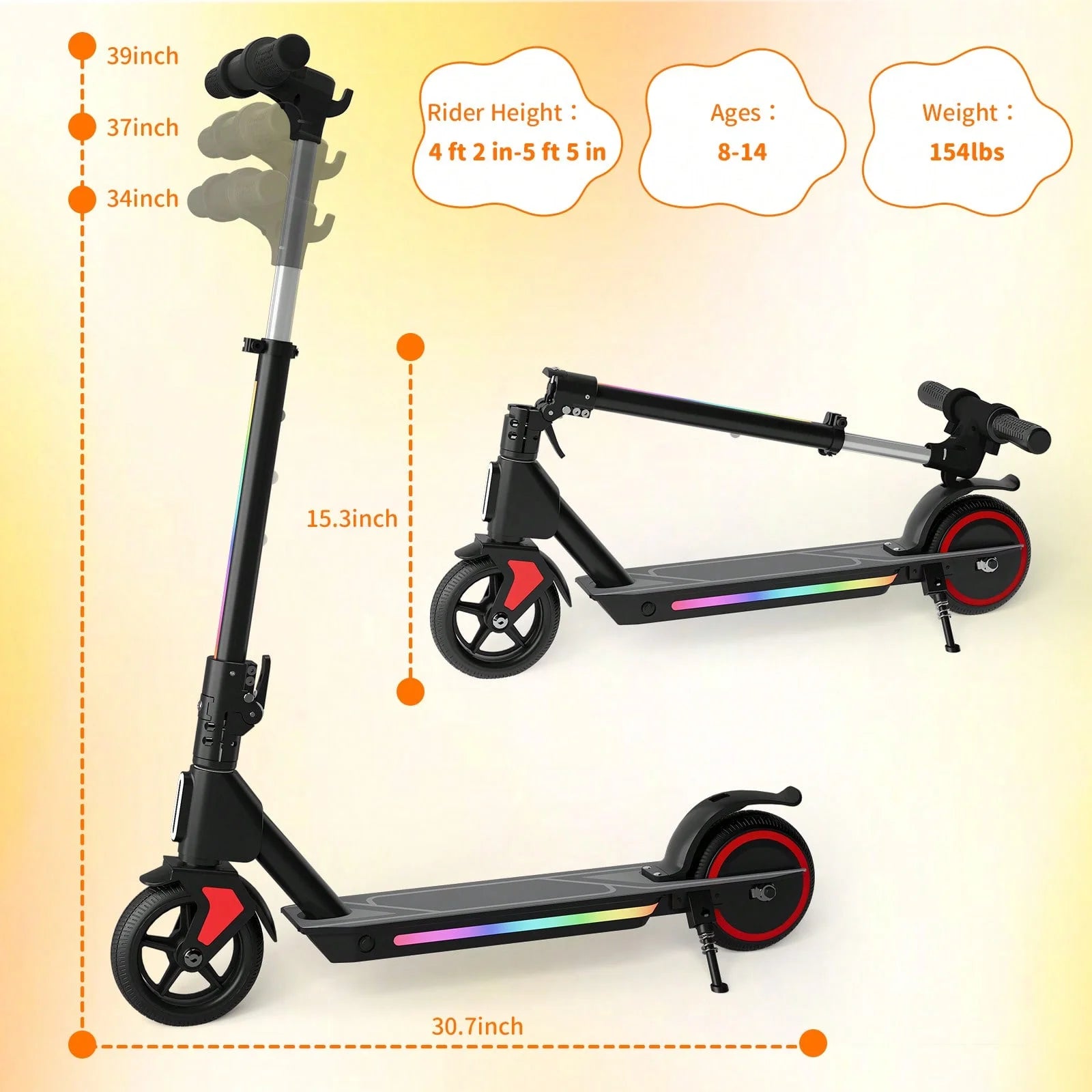 S2Pro Foldable Electric Scooter For Kids And Teens by S And B Enterprise