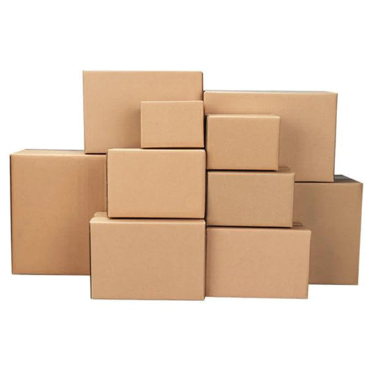 100 Pcs Corrugated Paper Boxes For Mailing Packing And Storage