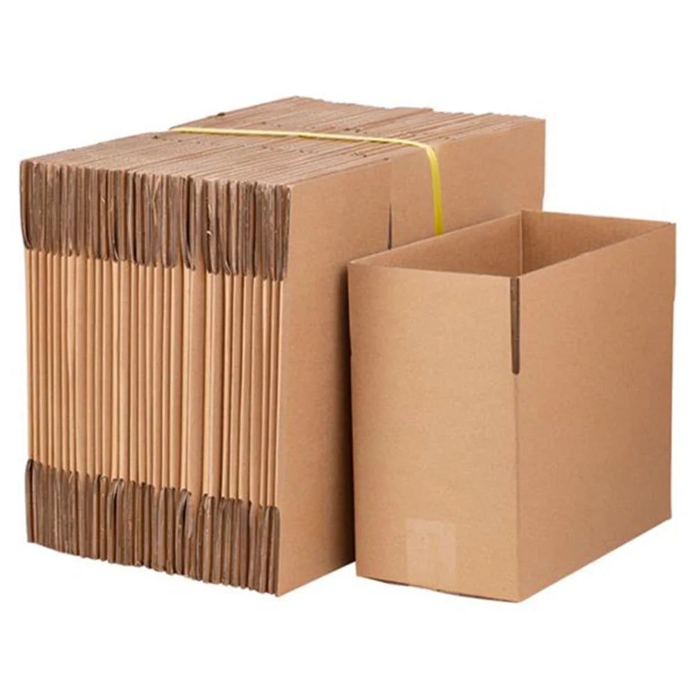 100 Pcs Corrugated Paper Boxes For Mailing Packing And Storage