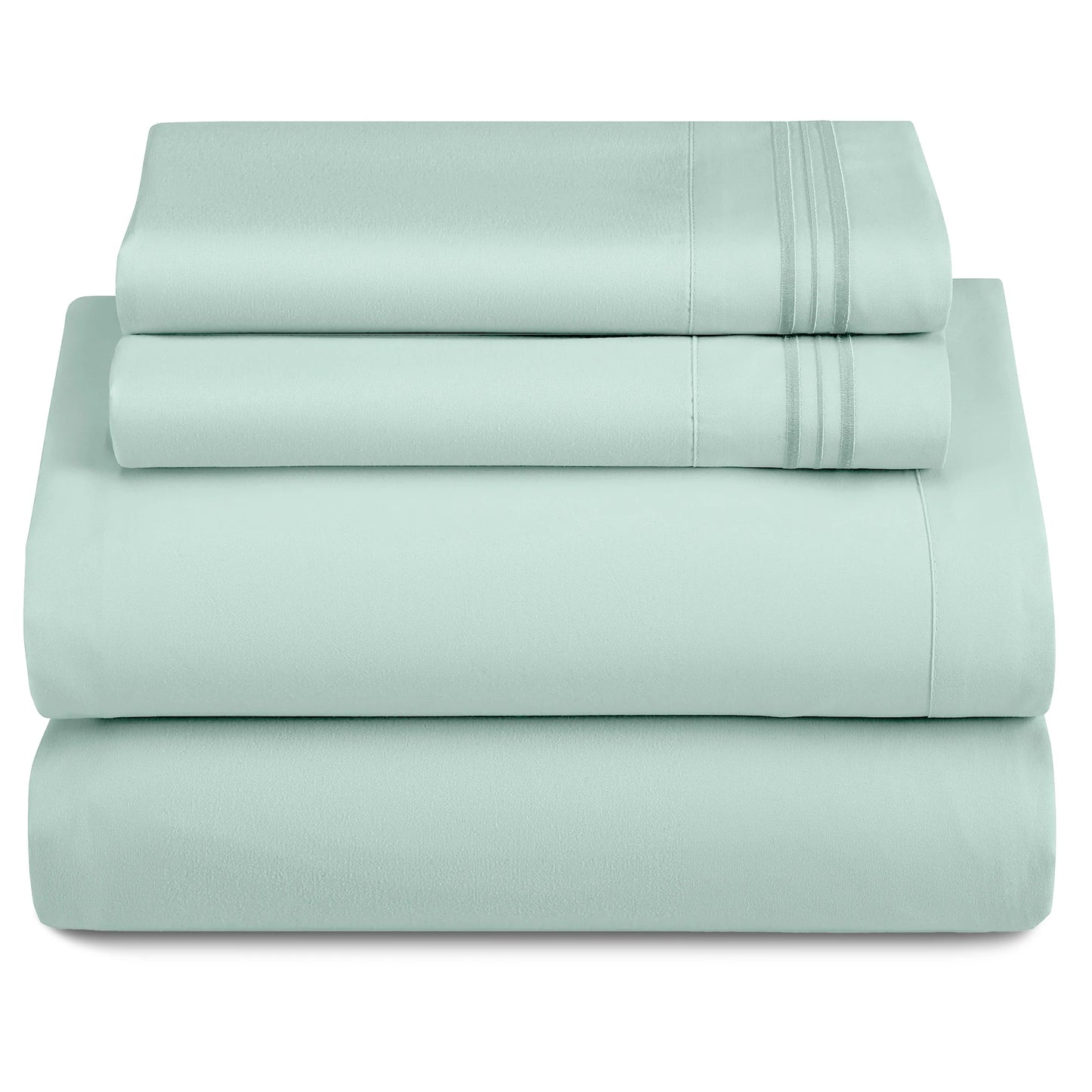 LUX Décor 3-Piece Ultra-Soft Microfiber Sheet Set for Everyday Comfort