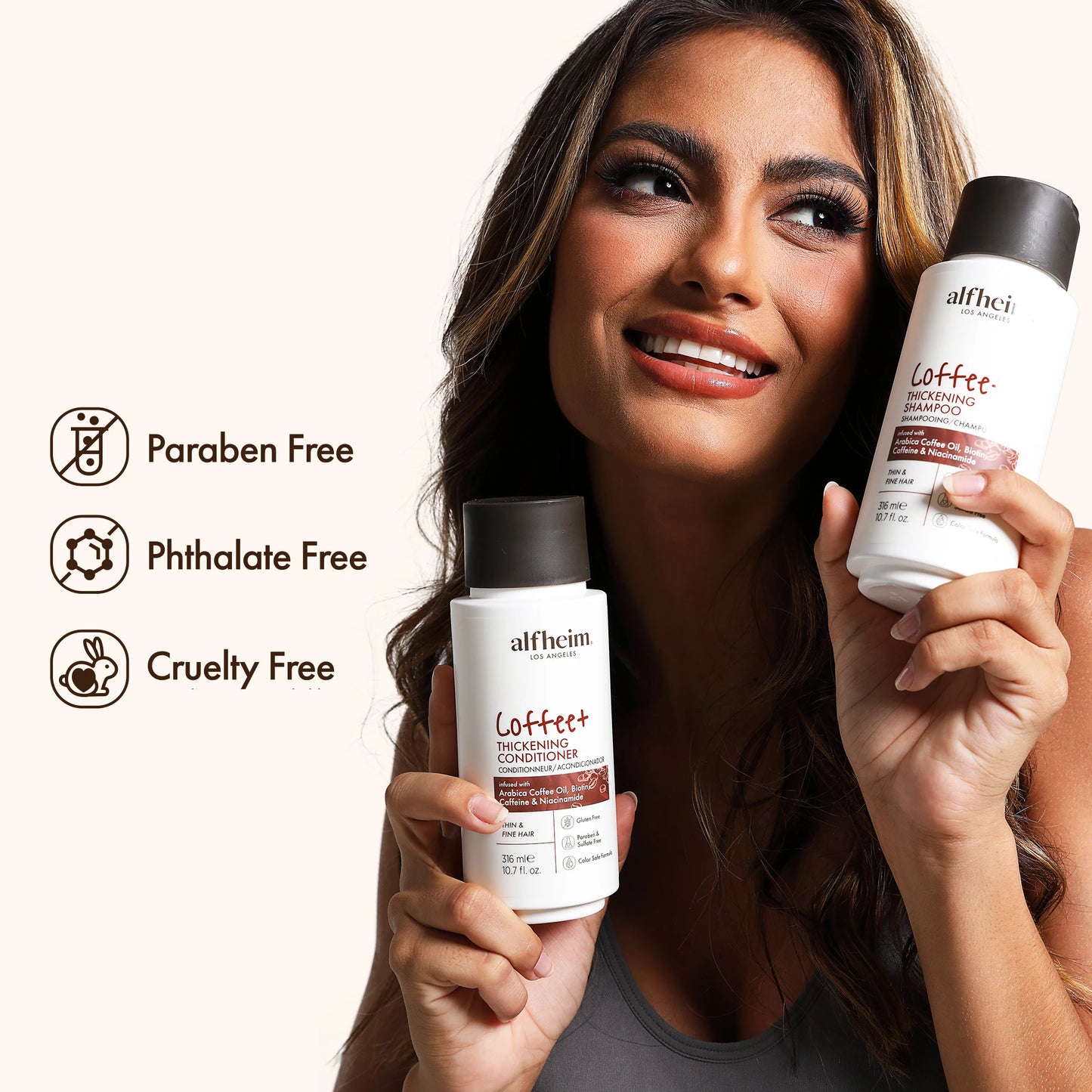 Alfheim Coffee Thickening Shampoo and Conditioner Set