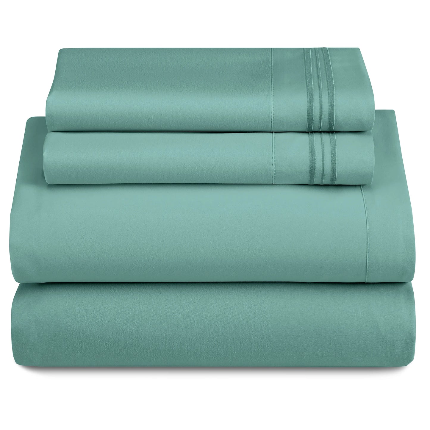 LUX Décor 3-Piece Ultra-Soft Microfiber Sheet Set for Everyday Comfort