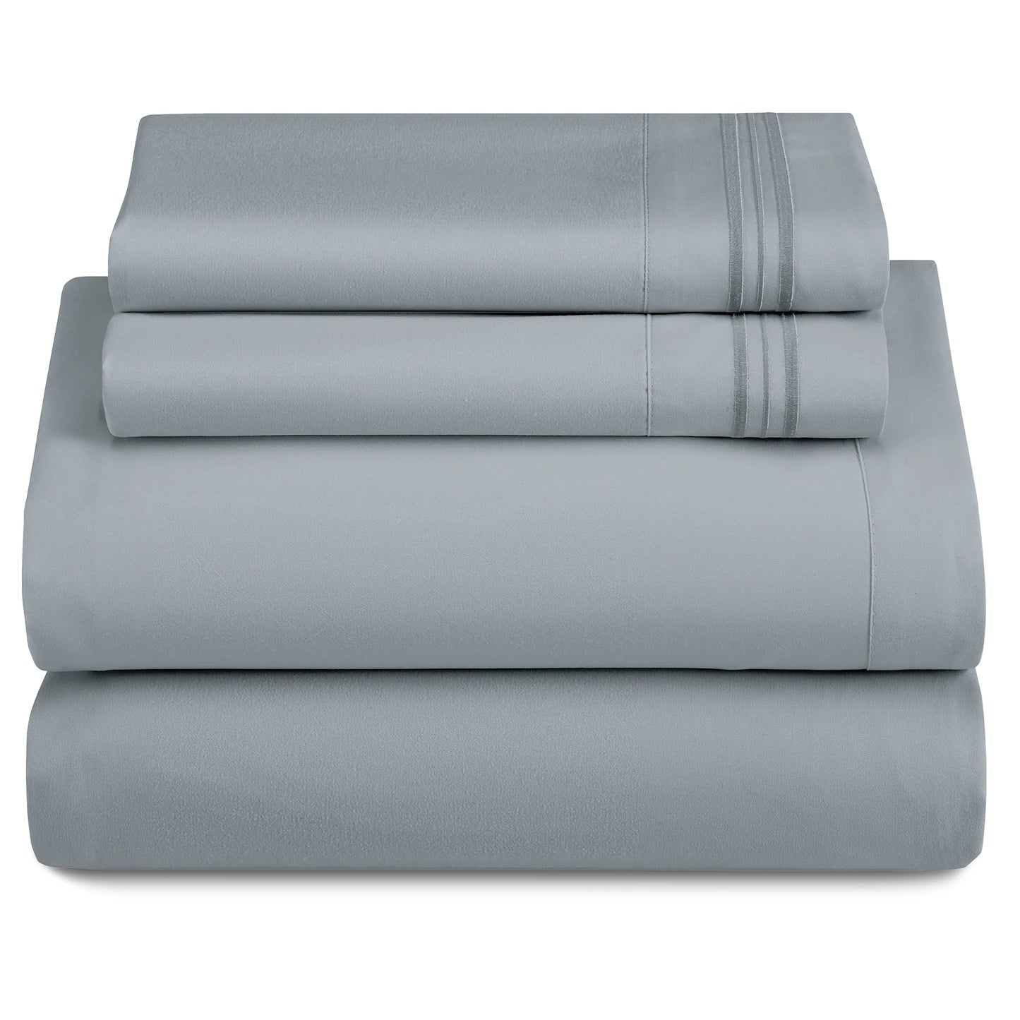 LUX Décor 3-Piece Ultra-Soft Microfiber Sheet Set for Everyday Comfort