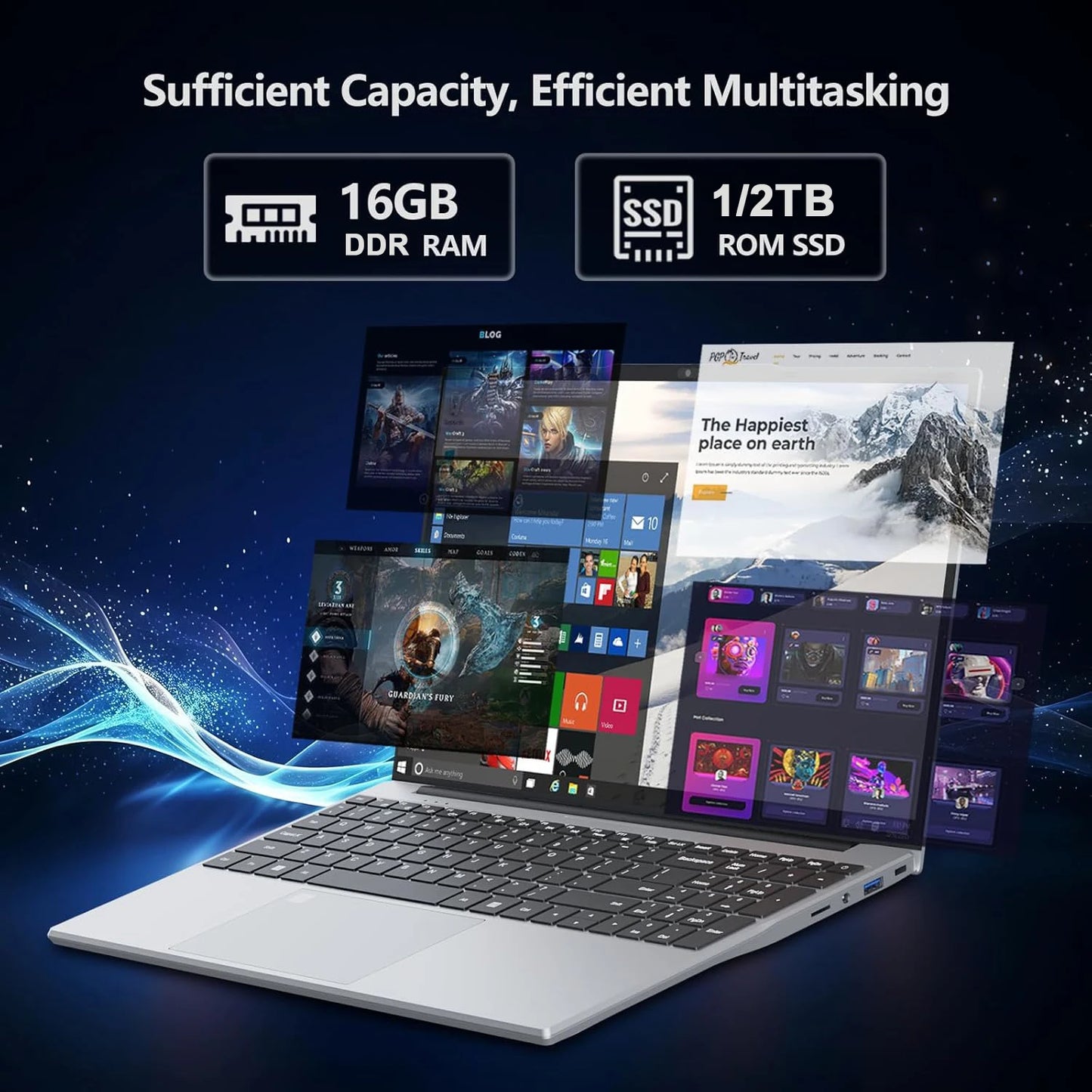 Core I9 Gaming Laptop 10980HK 16GB RAM 1TB SSD Notebook by S And B Enterprise
