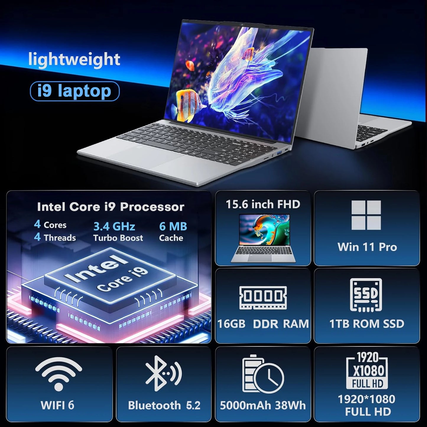 Core I9 Gaming Laptop 10980HK 16GB RAM 1TB SSD Notebook by S And B Enterprise