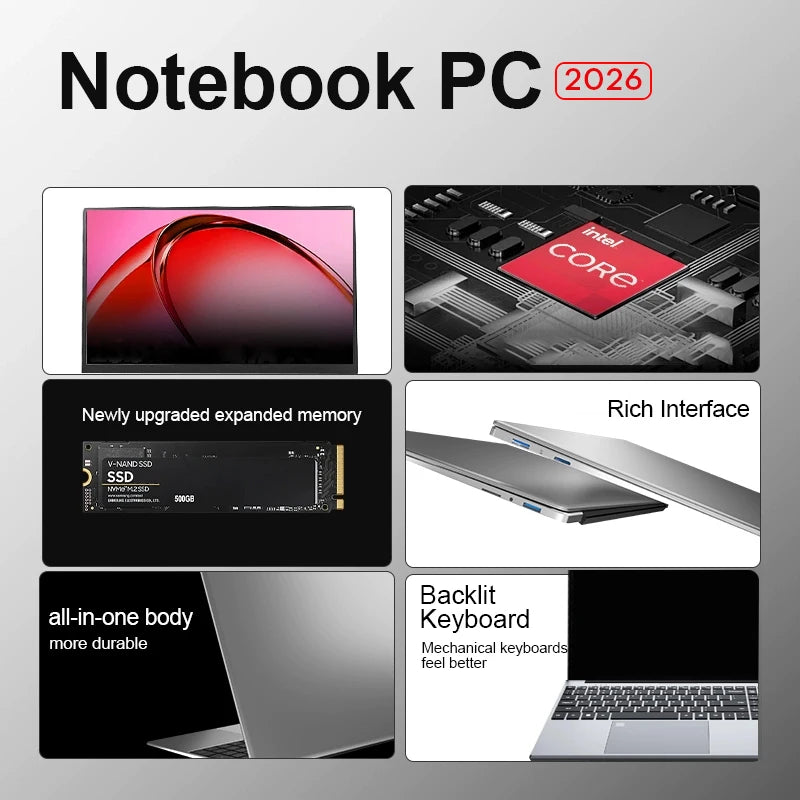 Notebook PC by S And B Enterprise - ultra-slim 15.6-inch laptop with 16GB RAM and 2TB SSD