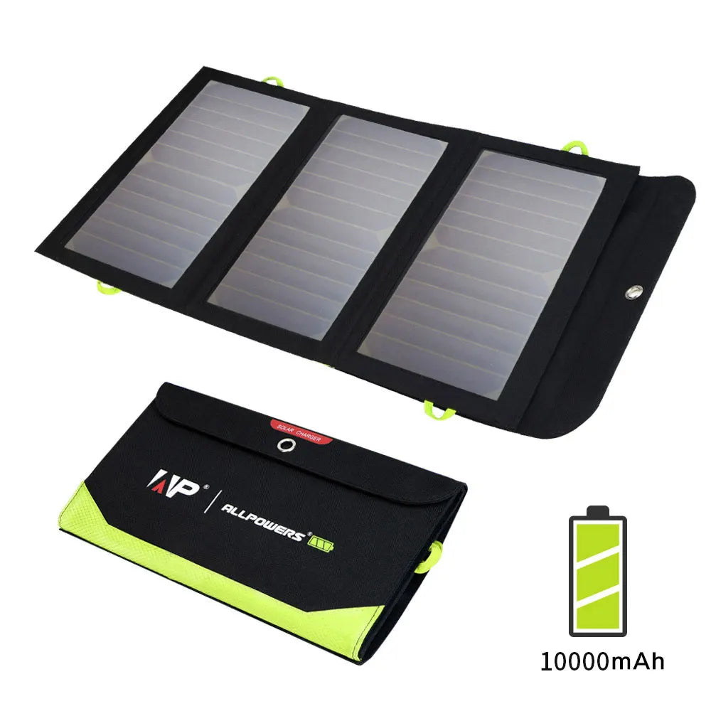 ALLPOWERS 21W Foldable Solar Panel Charger For Phones