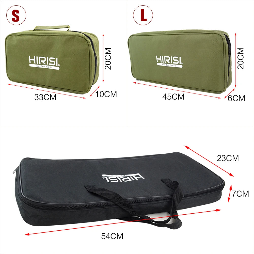 Hirisi Carp Fishing Portable Tackle Bag Rod Pod Storage Waterproof by S And B Enterprise