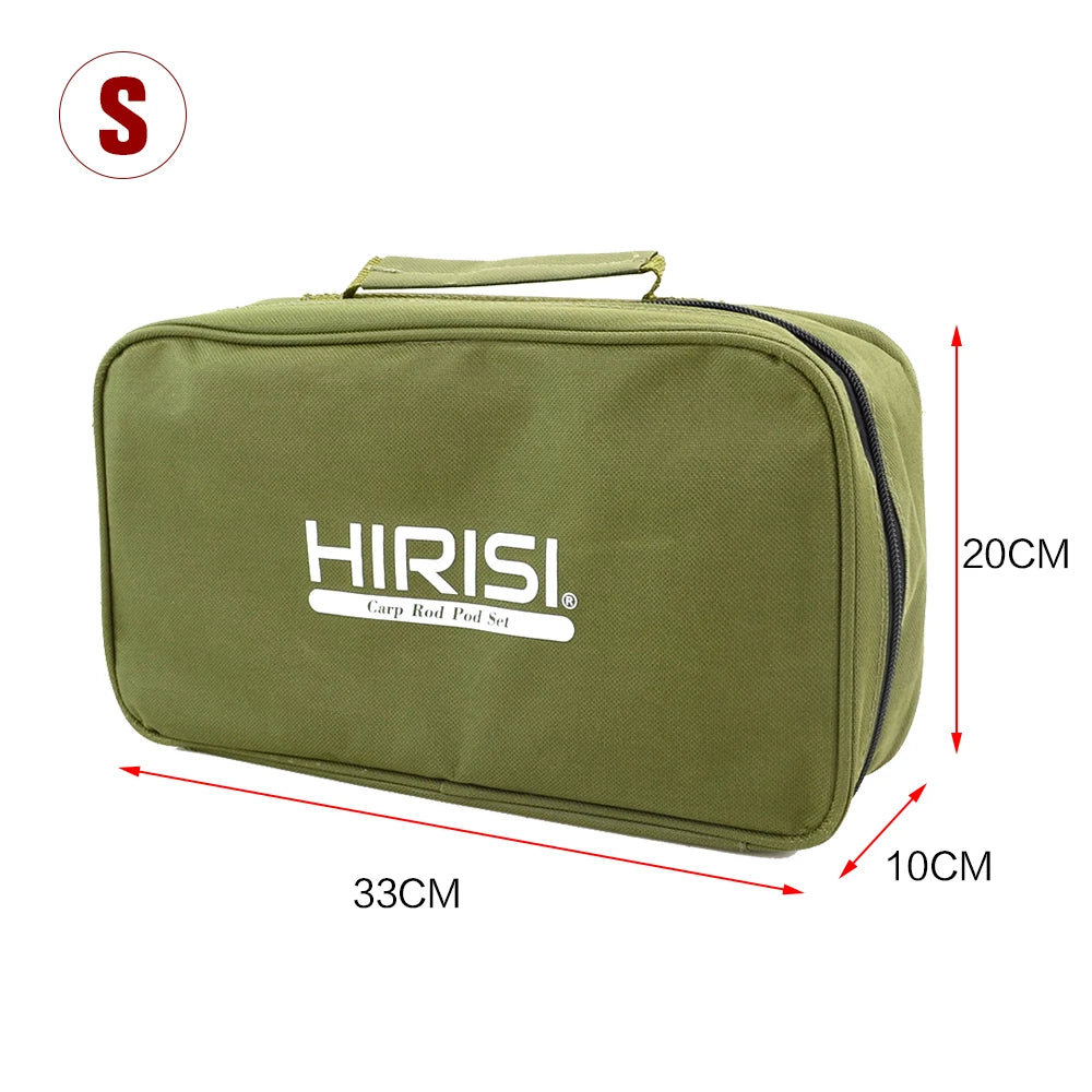 Hirisi Carp Fishing Portable Tackle Bag Rod Pod Storage Waterproof by S And B Enterprise