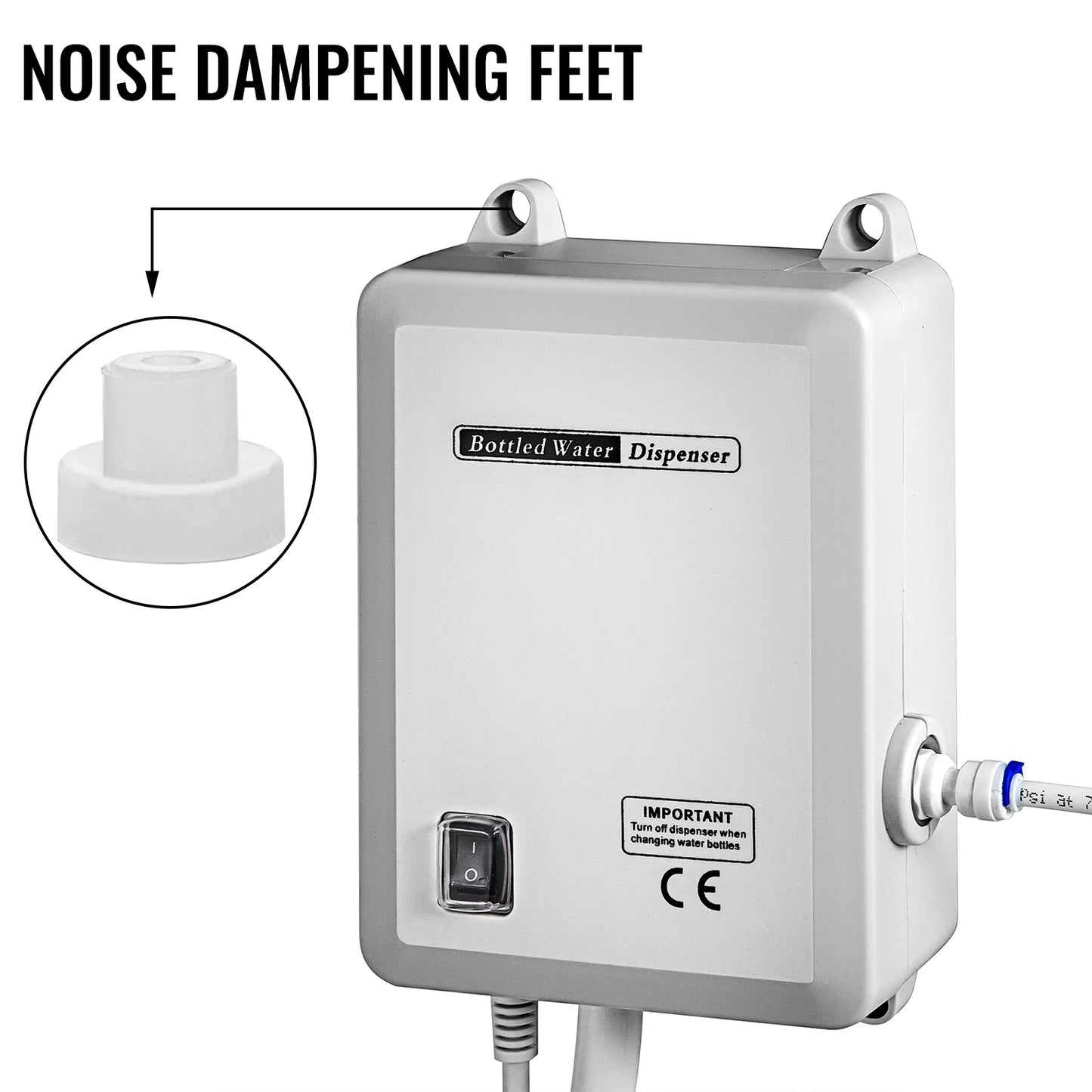 SucceBuy Bottled Water Dispensing Pump PE Pipe For Coffee Machines