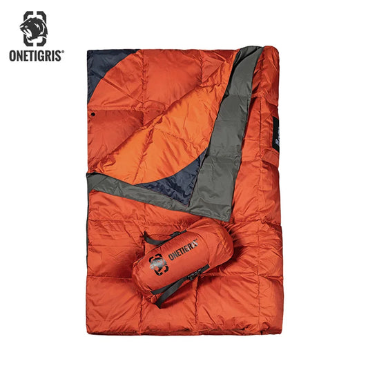 OneTigris 3-Season Outdoor Down Quilt Camping Blanket Foldable