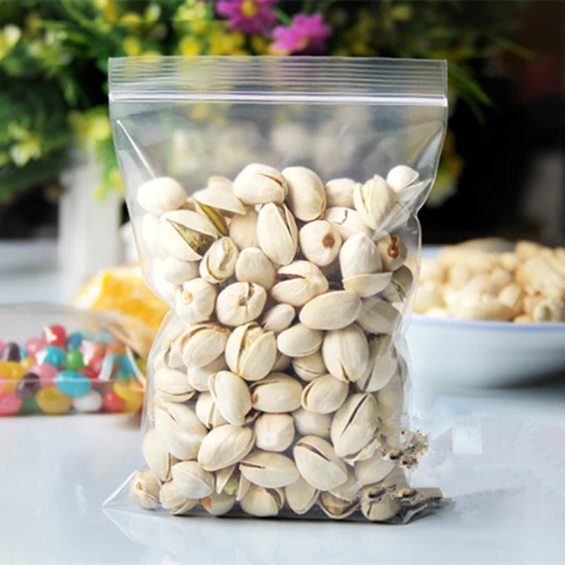 Relchoor Thick Food Storage Bags With Secure Resealable Zipper Top
