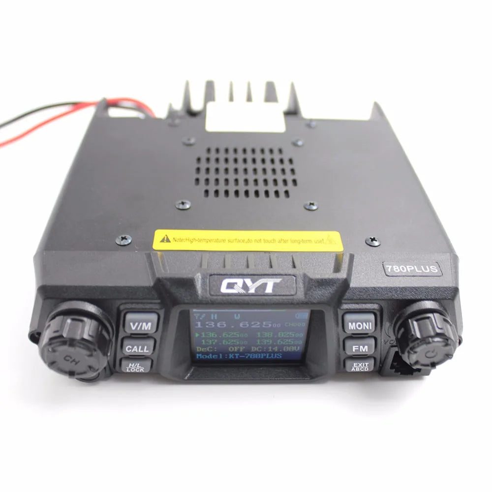 QYT KT-780PLUS Mobile Radio VHF 136-174 MHz UHF 400-480 MHz