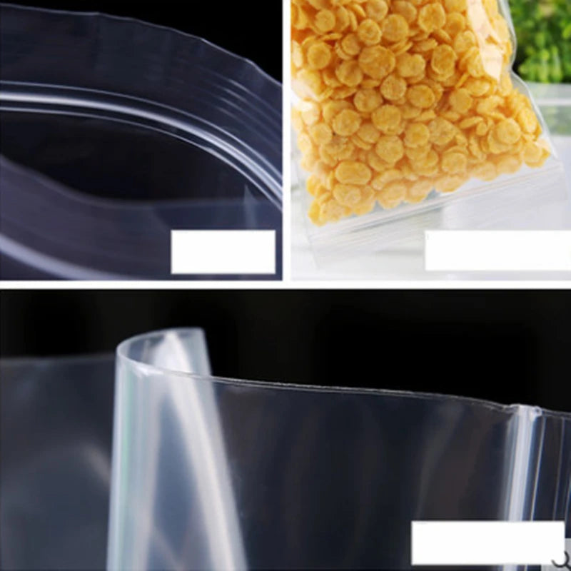 Relchoor Thick Food Storage Bags With Secure Resealable Zipper Top