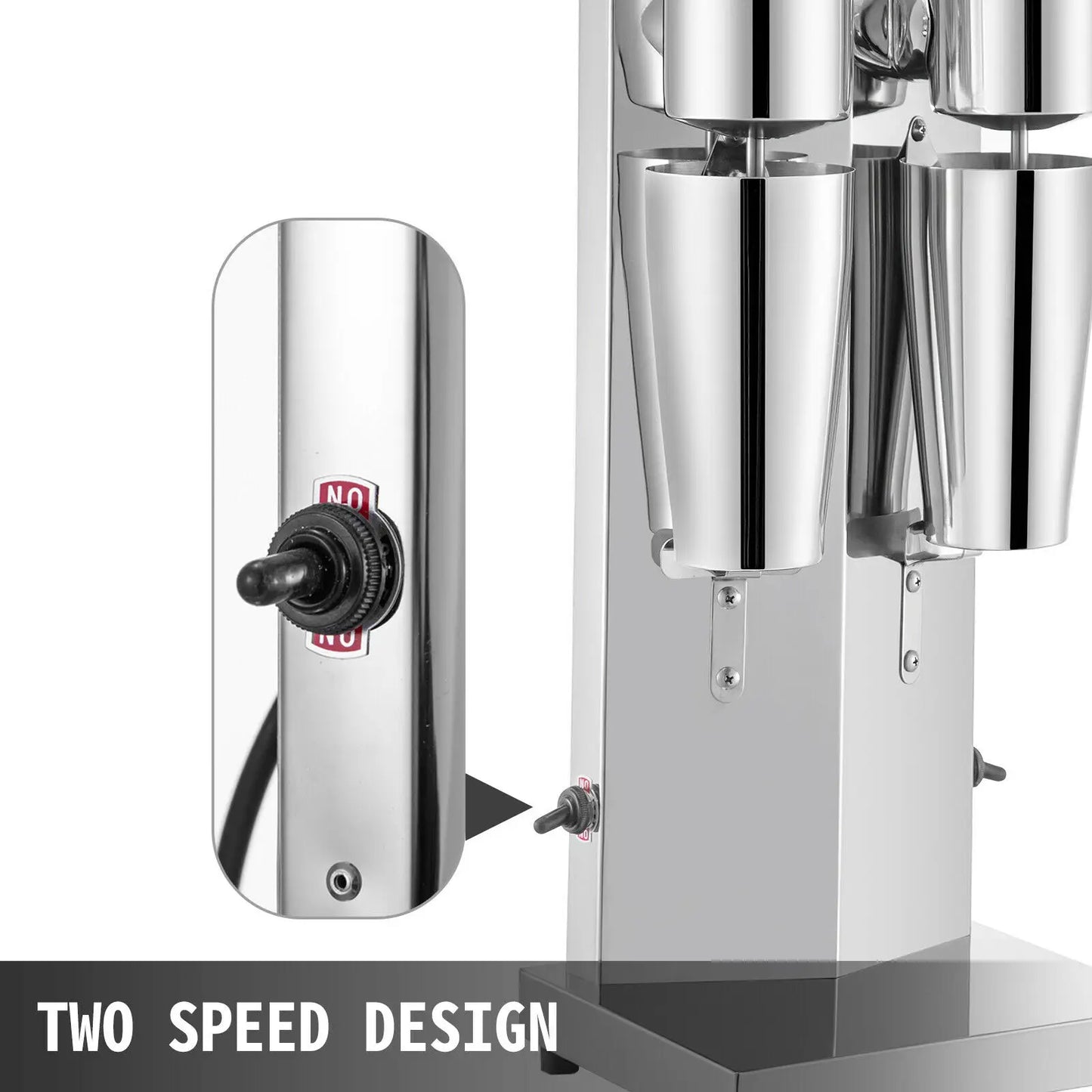 VEVOR Milk Shake Machine Commercial Auto Double Cups