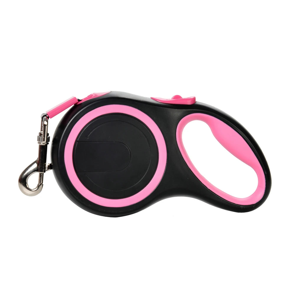 Retractable Dog Leash Nylon Quick Release For All Breeds