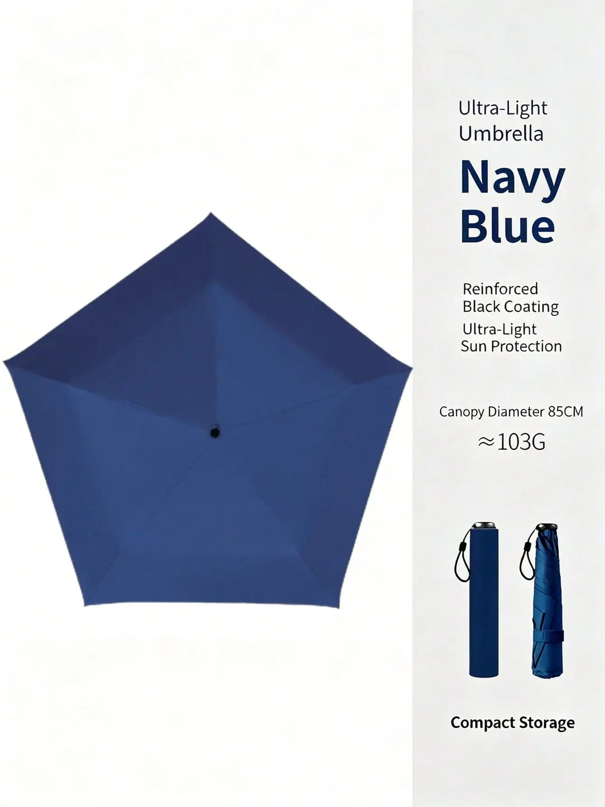 Fashionable Pencil Umbrella, UV Protection, Ultra-Lightweight Slim Mini Travel Umbrella, Women's Stylish Compact Foldable Pocket Umbrella, UPF 50+ Sun Protection, Suitable For Rainy Days, Backpack, Handbag, Commuting, Beach,