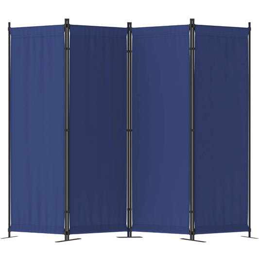 Four-Panel Folding Room Divider Freestanding Privacy Partition