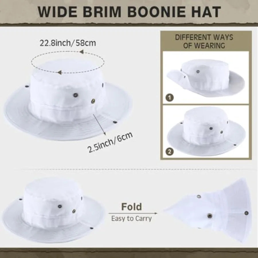 Outdoor Boonie Hat for Hiking and Camping With Wide Brim by S And B Enterprise