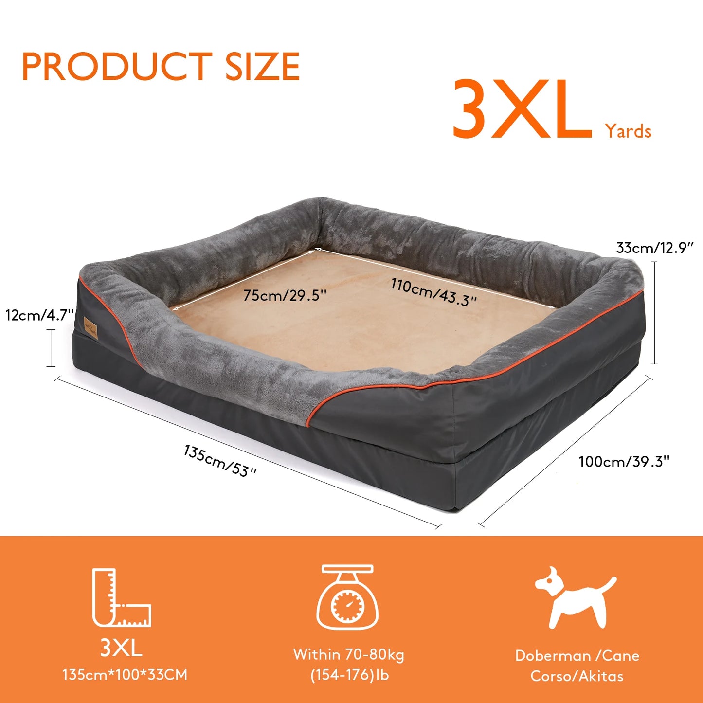 BINGOPAW Dog Bed With Washable Cover Anti Allergy Warm Fleece by S And B Enterprise