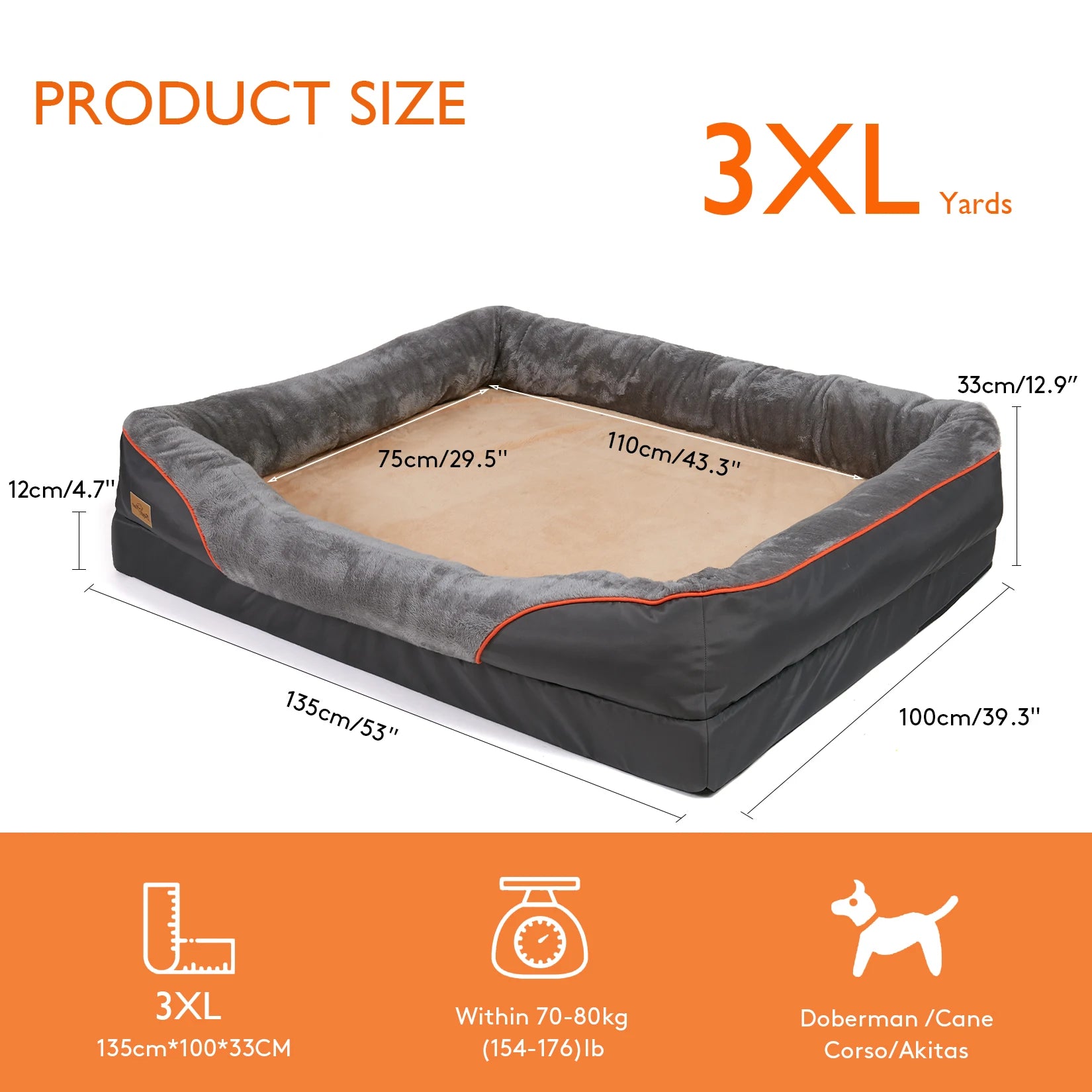 BINGOPAW Dog Bed With Washable Cover Anti Allergy Warm Fleece by S And B Enterprise