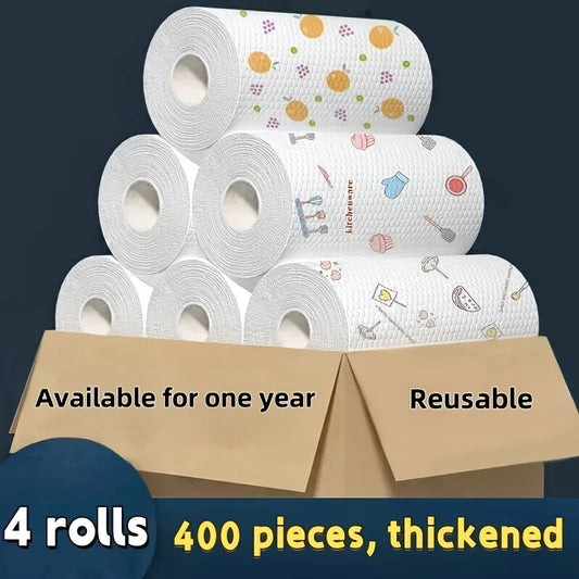 Absorbent Nonwoven Dishcloths For Kitchen Cleaning 100 Sheets by S And B Enterprise