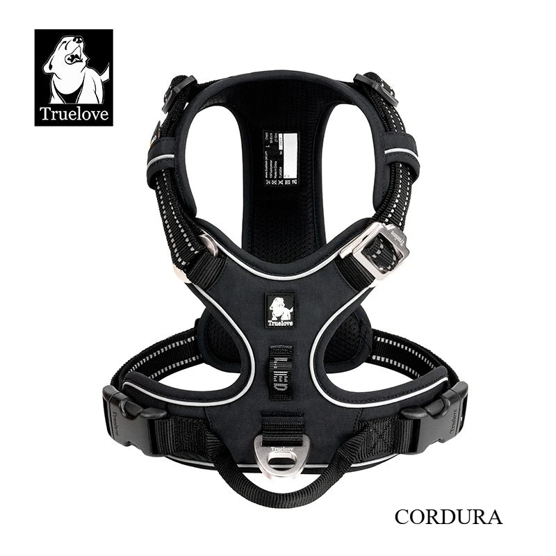 TRUELOVE No Pull Dog Harness Reflective Breathable Adjustable Training Vest by S And B Enterprise