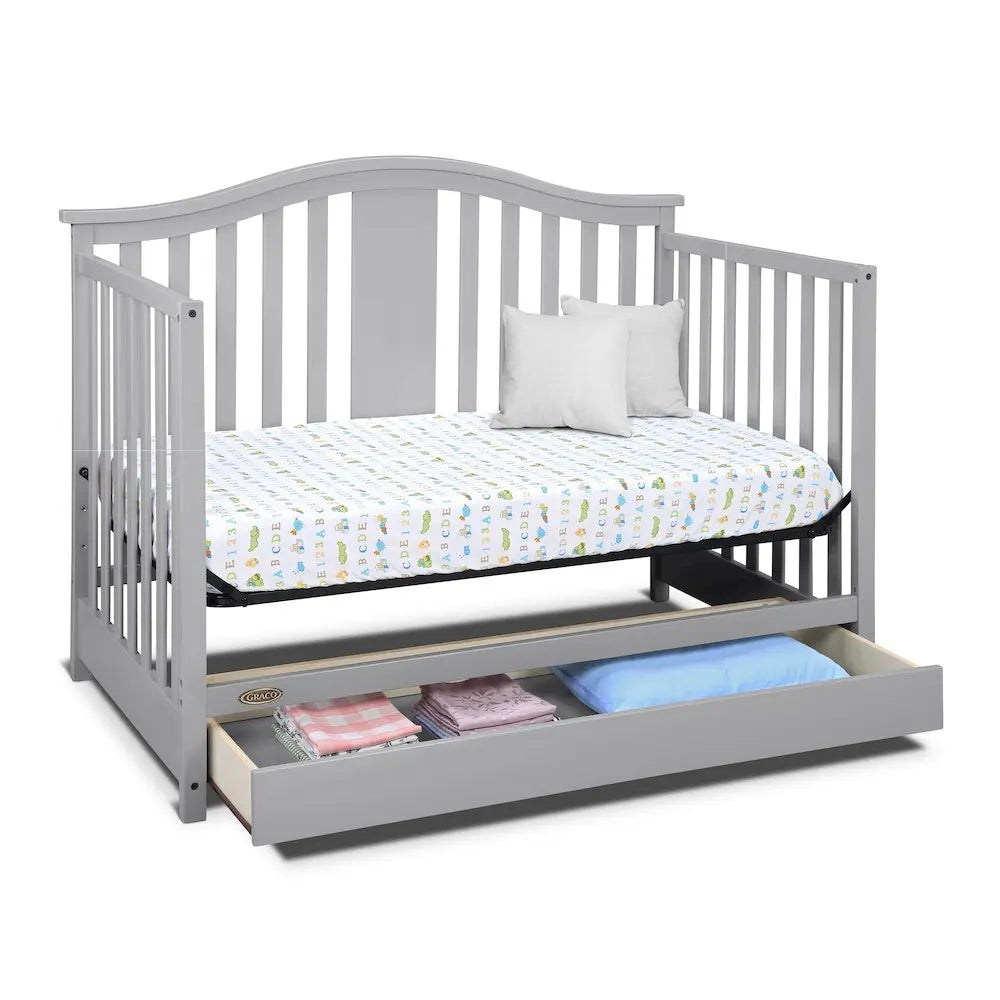 Graco Solano 4-In-1 Convertible Crib With Drawer For Nursery by S And B Enterprise