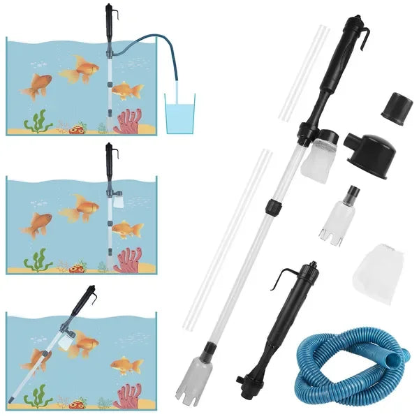 Battery Operated Aquarium Gravel Vacuum Cleaner