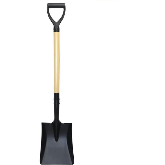 D-Handle Shovel With Steel Blade And Solid Wood Handle by S And B Enterprise