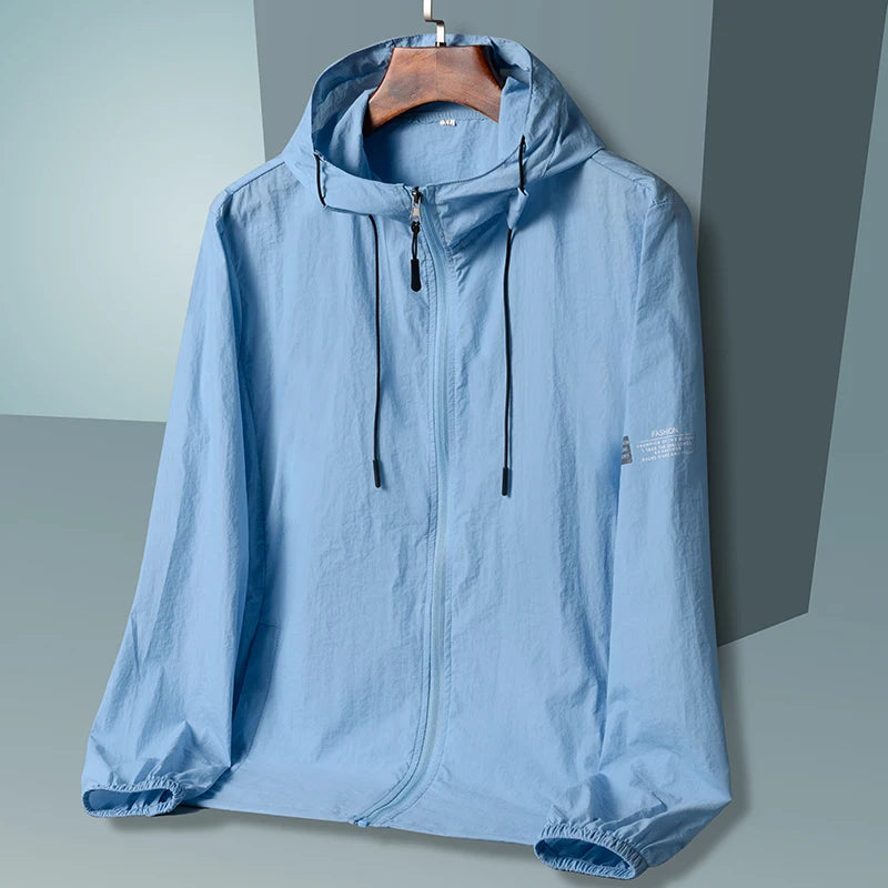 Snow Pinnacle Hooded Windbreaker Jacket Unisex Sun Protection Quick Dry