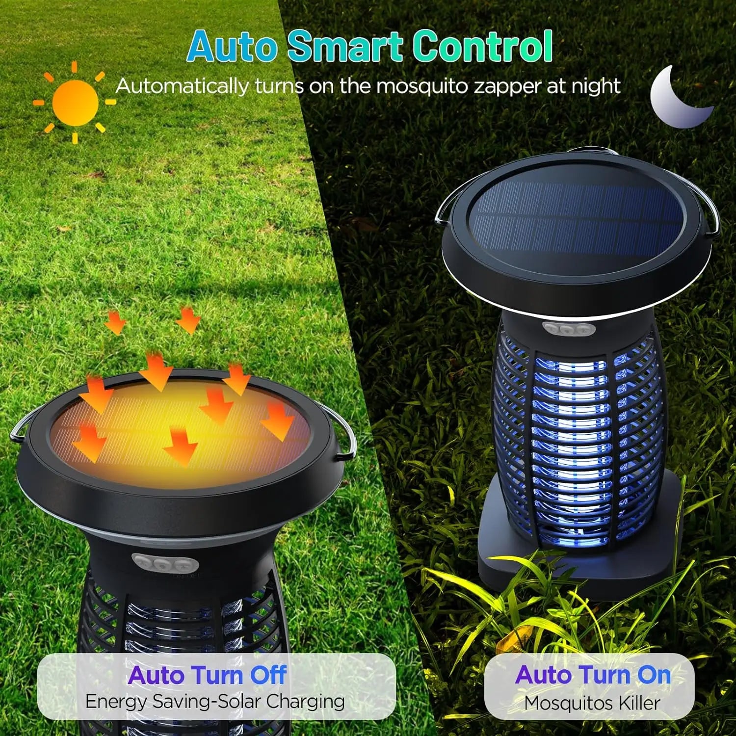 Solar Mosquito Zapper Outdoor Rechargeable Bug Zapper by S And B Enterprise